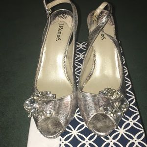 J. Renee “Regina” Heel with Rhinestone Brooch